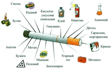 Чим шкідливе куріння для вашого тіла (куріння) Чим шкідливе куріння для вашого тіла