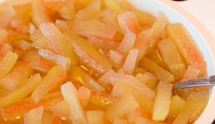 Kandírozott görögdinnye héjat - receptek otthon, az előnyöket és árt a kandírozott gyümölcsök, video