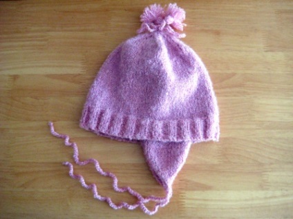 Pălărie de iarnă pentru copii cu cercei - site-ul femeilor - fericit