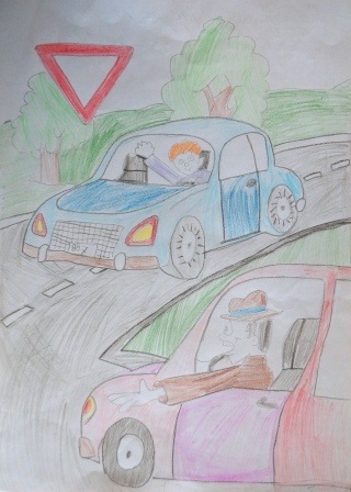 Desenele copiilor despre siguranța rutieră vor deveni baza magneților de vinil,