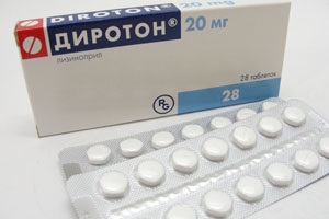 Diroton - instrucțiuni privind utilizarea inhibitorilor apt