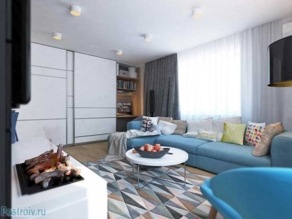 Design apartamente cu 2 camere pentru fete