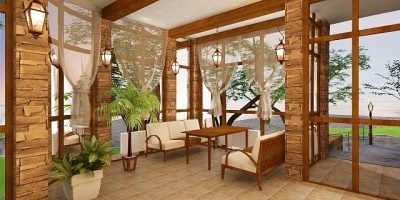 Designul verandei în casă - exemple de fotografie ale designului exterior și interior