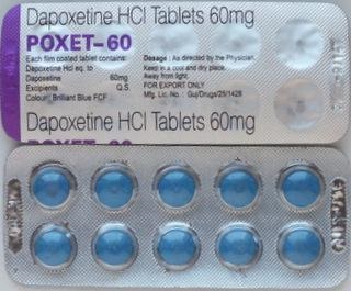 Instrucțiuni generice privind dapoxetina pentru utilizare, recenzii ale medicilor și pacienților