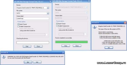 Formatarea unităților flash USB cu software