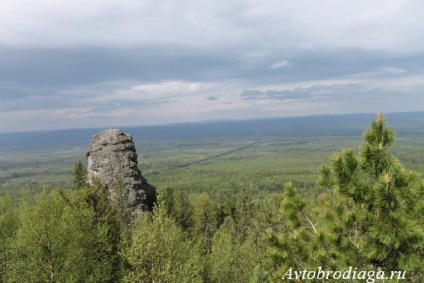 Capace de munte, margine Perm, trambulină