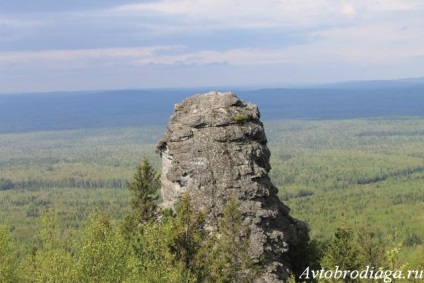 Capace de munte, margine Perm, trambulină