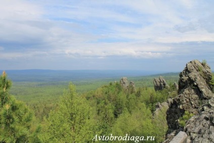 Capace de munte, margine Perm, trambulină