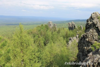 Capace de munte, margine Perm, trambulină