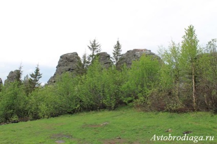 Capace de munte, margine Perm, trambulină