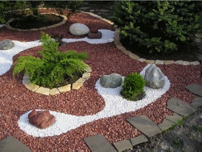 Pietriș grădină - toate ingenios este simplu - vom crea o grădină de pietriș cu mâinile noastre
