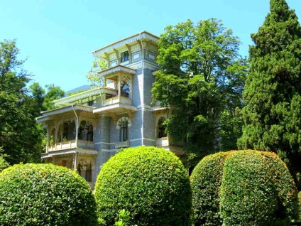 Parcul Gurzuf din satul Gurzuf, voiaj cu Tatyana Vyotka