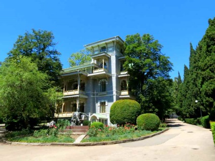 Parcul Gurzuf din satul Gurzuf, voiaj cu Tatyana Vyotka