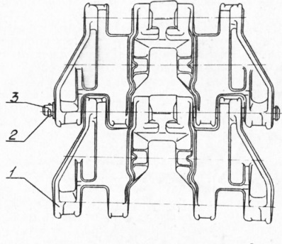 Lant de tractor lant dt-75v