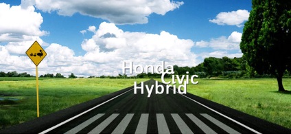 Honda civic hibrid - verde 