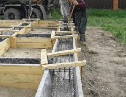 Fabricarea de fundație cu mâna proprie
