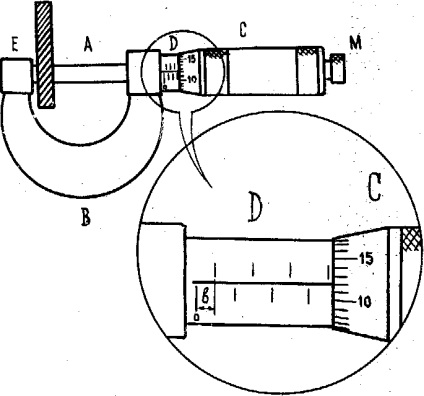 Mérési hossz vastagsága és mikrométeres - laboratóriumi munka, 1. oldal