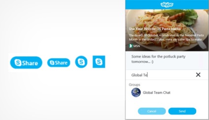 Cum se adaugă un buton de partajare de la skype la wordpress