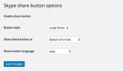 Cum se adaugă un buton de partajare de la skype la wordpress