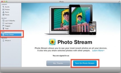 Cum să utilizați fluxul de fotografii iPhone ca un screensaver pe os x