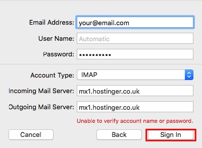Как да конфигурирате мейл на Mac поща