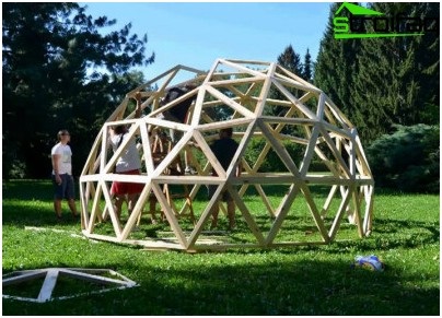 Hogyan kell kiszámítani, és épít egy geodéziai kupola