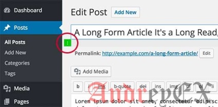 Cum să separați titlurile în postări sau pagini în wordpress, să creați, să promovați site-uri, să faceți publicitate în