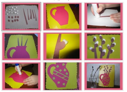 Cum se face un aplicat - salcie - din hârtie (pentru copiii preșcolari)