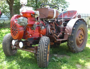 Cum sa faci un mini tractor cu mainile tale dintr-un motoblock si un desen