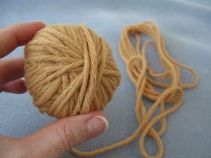 Hogyan polip kötél vagy gyapjú fonal