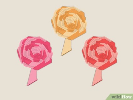 Cum se face un trandafir