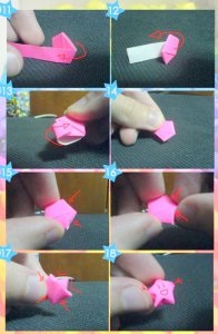 Cum se face o stea din hârtie