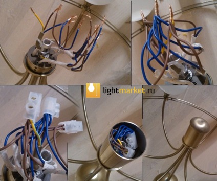 Cum se instalează și se conectează un candelabru