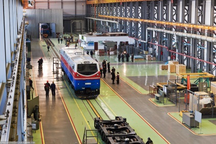 Cum se asamblează locomotivele în Kazahstan