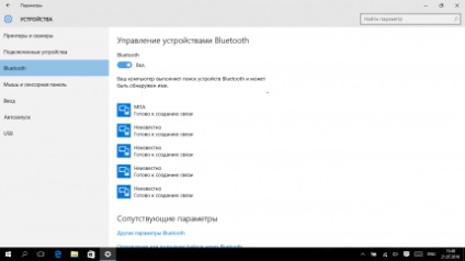 Cum se pornește bluetooth pe un laptop sau tabletă cu ferestre 10