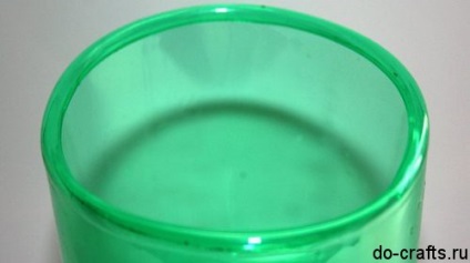 Cum să rotunji marginile unei sticle de plastic
