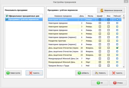 Calendarul casei în proiectarea calendarului programului