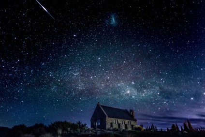 Imagini ale cerului pe timp de noapte fotografie
