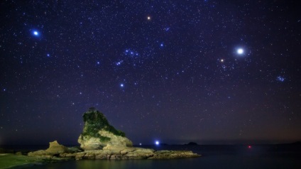 Imagini ale cerului pe timp de noapte fotografie