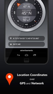 Compas pentru Android - descărcați busola electronică gratuită