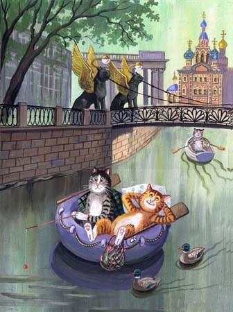 Pisica de pisică din St. Petersburg