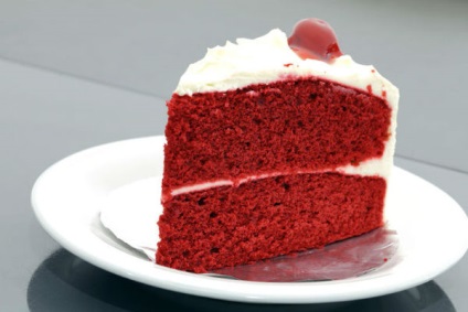 Vörös bársony torta és a recept a helyszínen szól desszertek