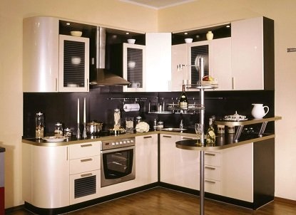Konyhai metál fehér, fekete, zöld homlokzatok és más szép színek fémes konyha fotók!