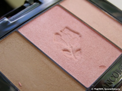 Lancome blush paletă subtilă 3 solo pudră blusher sculpt-blush-highlight, umbra 01 trandafir