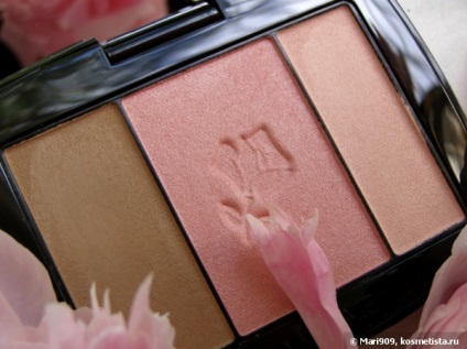 Lancome blush paletă subtilă 3 solo pudră blusher sculpt-blush-highlight, umbra 01 trandafir