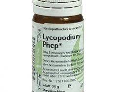 Likopodium (homeopatie, instrucțiuni de utilizare)