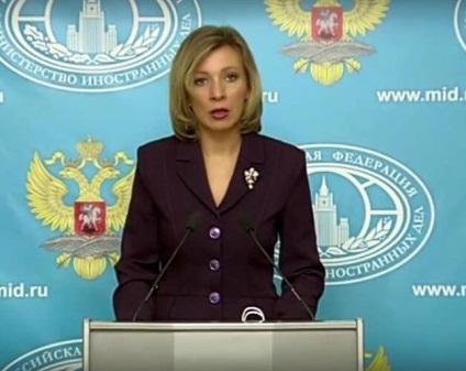 Maria Zakharova mondta, ami történik „sanktsionku” az új évre, és amelynek a ruha