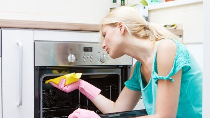 A sütő mosása, a zsír eltávolításának különböző módjai