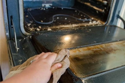 Spălarea cuptorului, modalități diferite de îndepărtare a grăsimilor