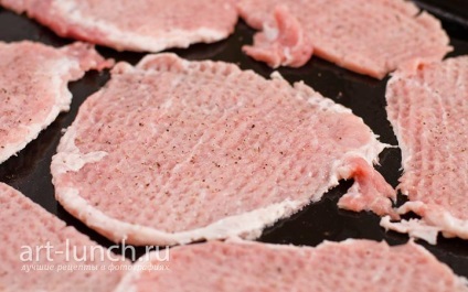 Hús iparosok gombával - lépésről lépésre recept fotók